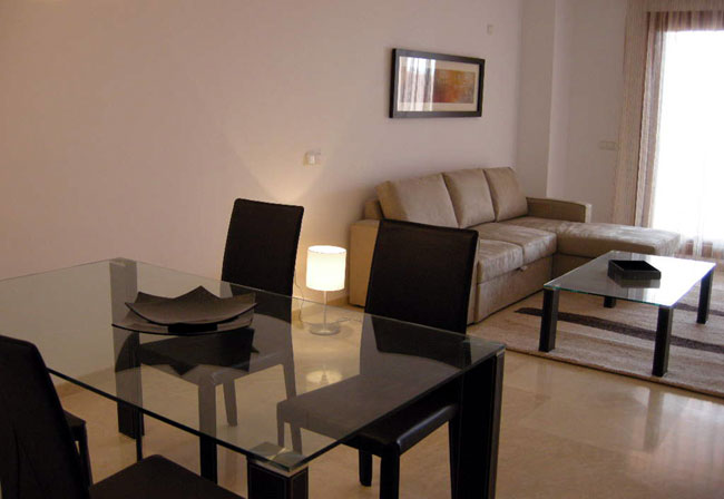 La Mairena apartment: living room