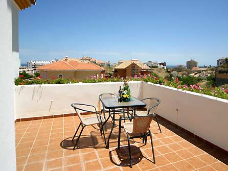 Benalmádena Casa Sierra apartment: terrace